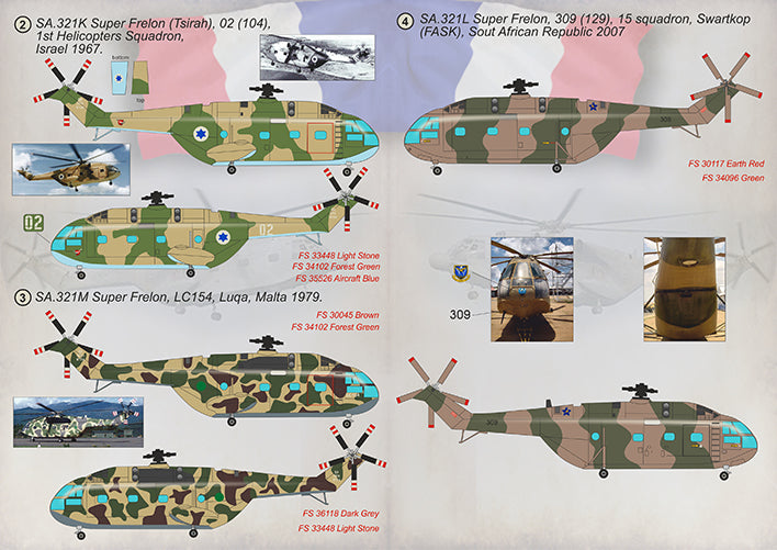 Print Scale PSL72312 1:72 S.A.321 Super Frelon Part-1