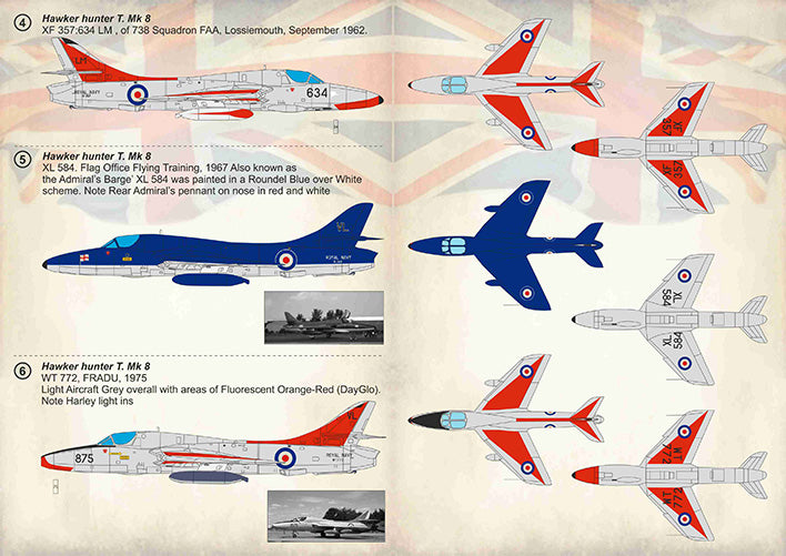 Print Scale PSL72348 1:72 Royal Navy Hawker Hunter 1