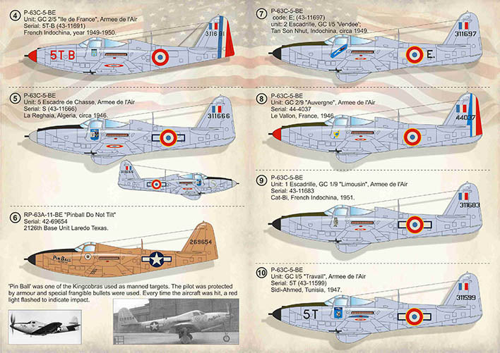 Print Scale PSL72354 1:72 Bell P-63 Kingcobra 1