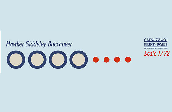 Print Scale PSL72401 1:72 Blackburn Buccaneer Part-1 1