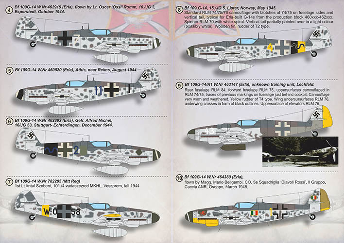 Print Scale PSL72406 1:72 Messerschmitt Bf-10G-14 Late 1