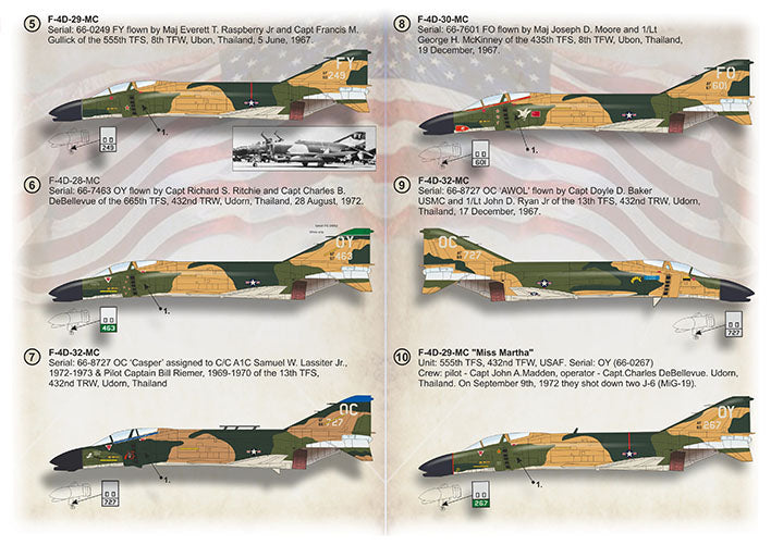 Print Scale PSL72456 1:72 McDonnell F-4D Phantom II 1