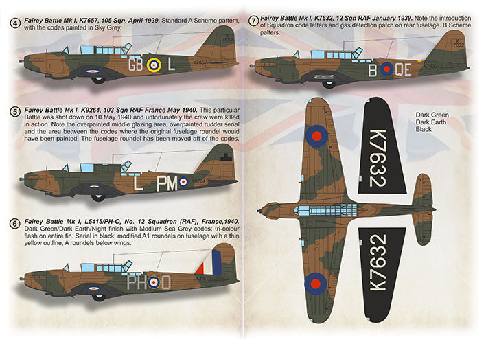Print Scale PSL72489 1:72 Fairey Battle Part 2 1