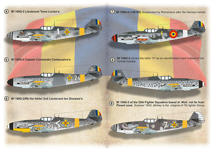 Print Scale PSL72507 1:72 Messerschmitt Bf-109 Roumains Part 1 1