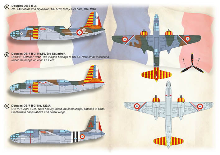 Print Scale PSL72537 1:72 Douglas DB-7 French Air Force 1