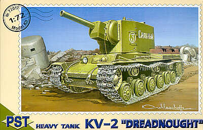 PST PST72017 1:72 Soviet KV-2 Dreadnought
