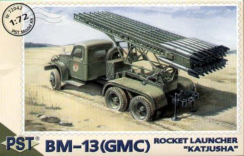 PST PST72042 1:72 Soviet BM-13 'Katjusha' Rocket launcher on GMC chassis