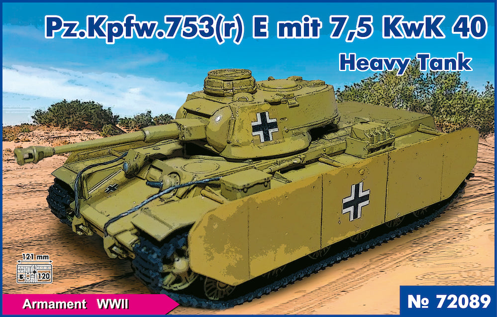 PST PST72089 1:72 Pz.Kpfw.753