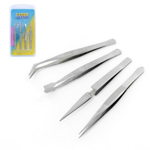 Shesto PTW5000 4 x Stainless Steel tweezers