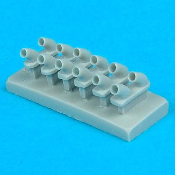Quickboost QB48041 1:48 Curtiss P-40E Kittyhawk/Warhawk exhausts