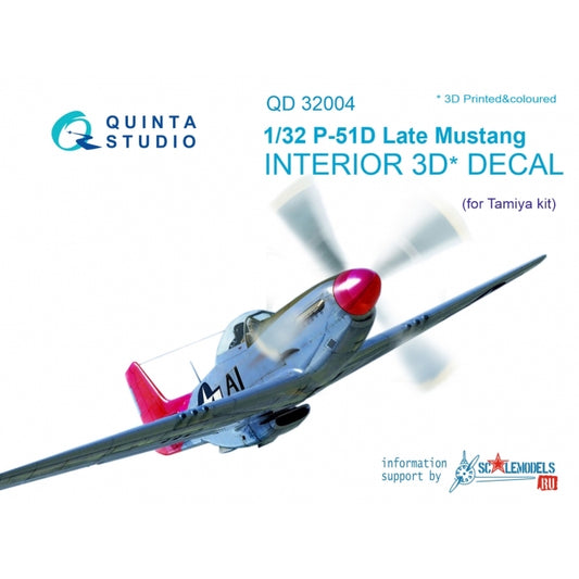Quinta Studio QD32004 1:32 North-American P-51D Mustang