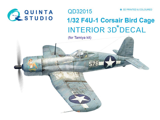 Quinta Studio QD32015 1:32 Vought F4U-1 Corsair