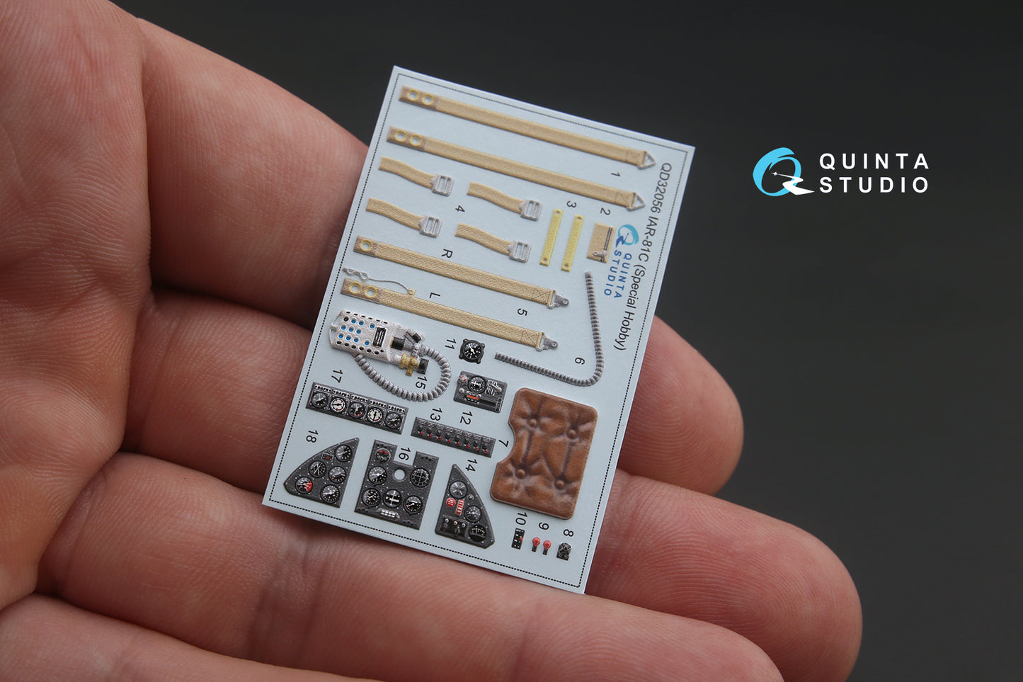 Quinta Studio QD32056 1:32 IAR IAR-81C 3D-Printed Interior Decals