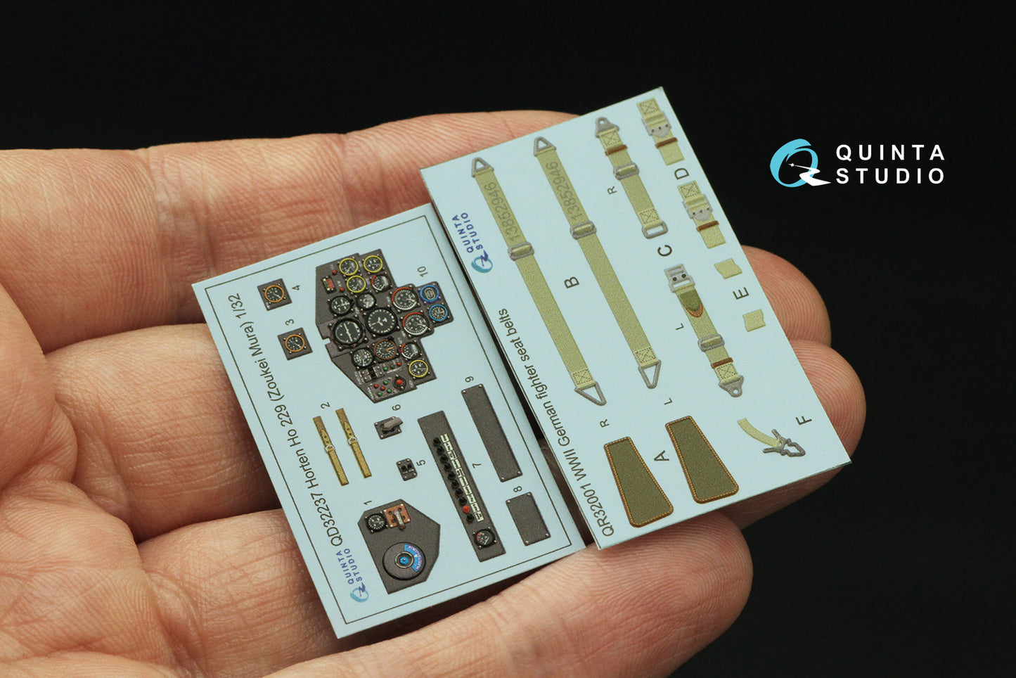 Quinta Studio QD32237 1:32 Horten Ho-229A 3D-Printed Interior Decals