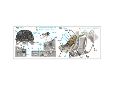 Quinta Studio QD32244 1:32 Spitfire Mk.V 3D Interior Decal