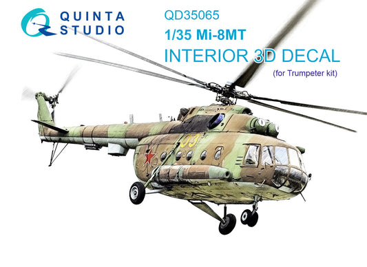 Quinta Studio QD35065 1:35 Mil Mi-8MT 3D-Printed Interior Decals