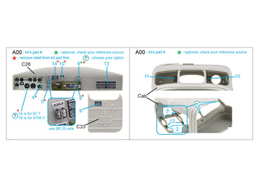 Quinta Studio QD35080 1:35 AT-T/BTM-3 3D-Printed Interior Decals
