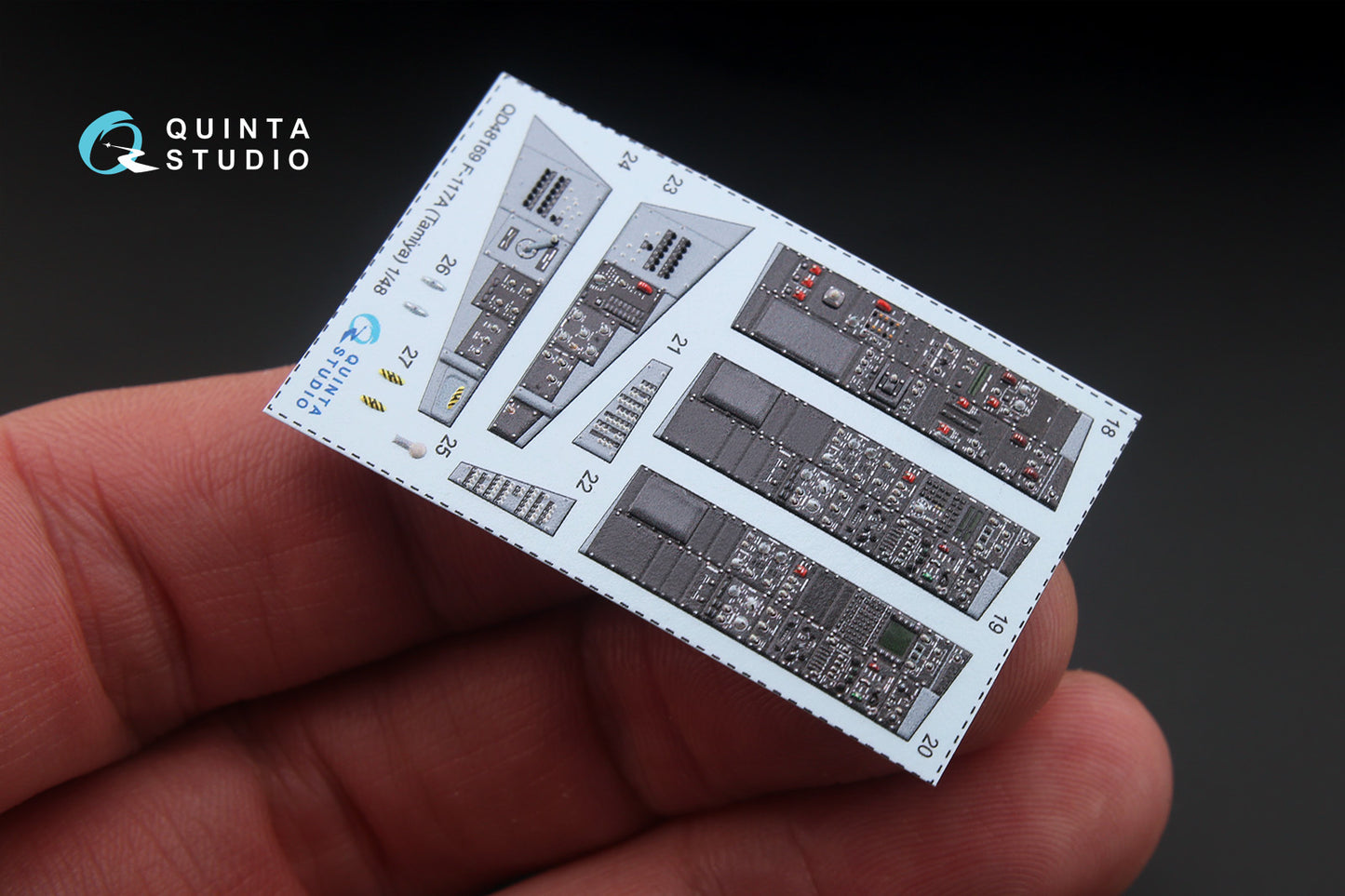 Quinta Studio QD48169 1:48 F-117A Nighthawk 3D Interior Decal