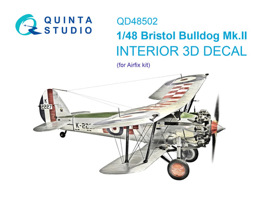 Quinta Studio QD48502 1:48 Bulldog Mk.II 3D Interior Decal