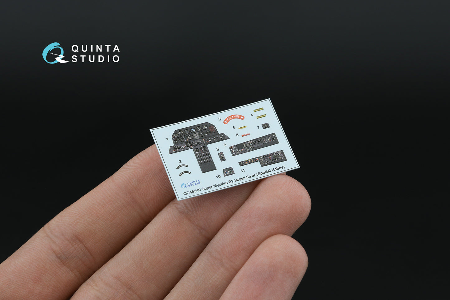 Quinta Studio QD48549 1:48 SMB-2 Super Mystere Sa'ar 3D Interior