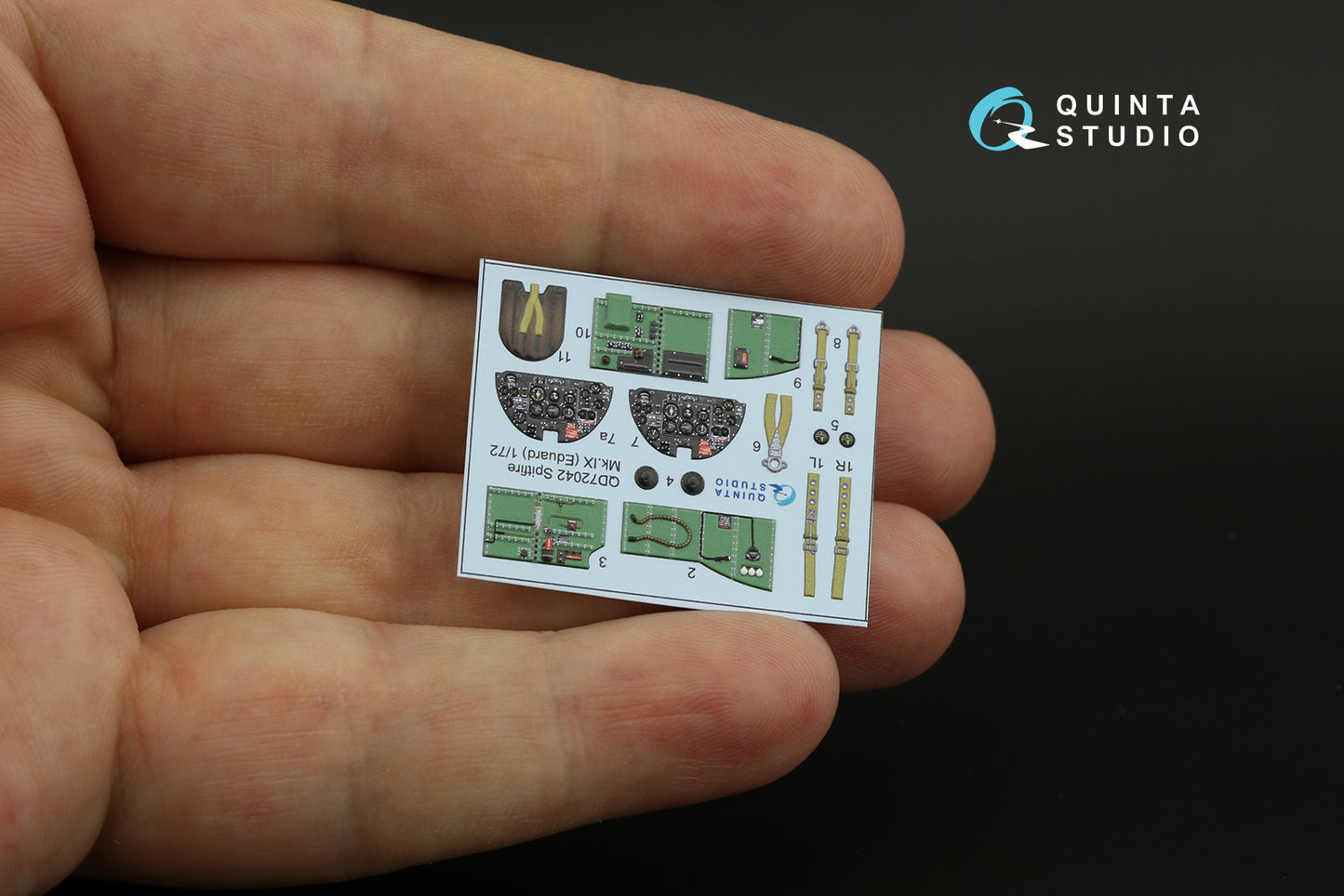 Quinta Studio QD72042 1:72 Spitfire Mk.IX 3D Interior Decal