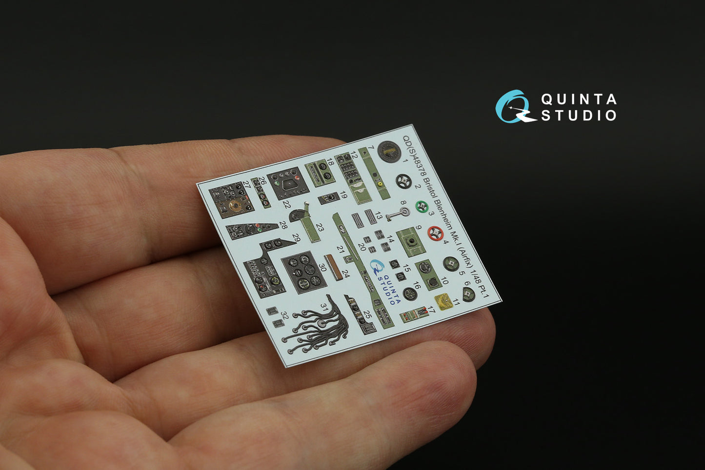 Quinta Studio QDS-48378 1:48 Blenheim Mk.I 3D Interior Decal