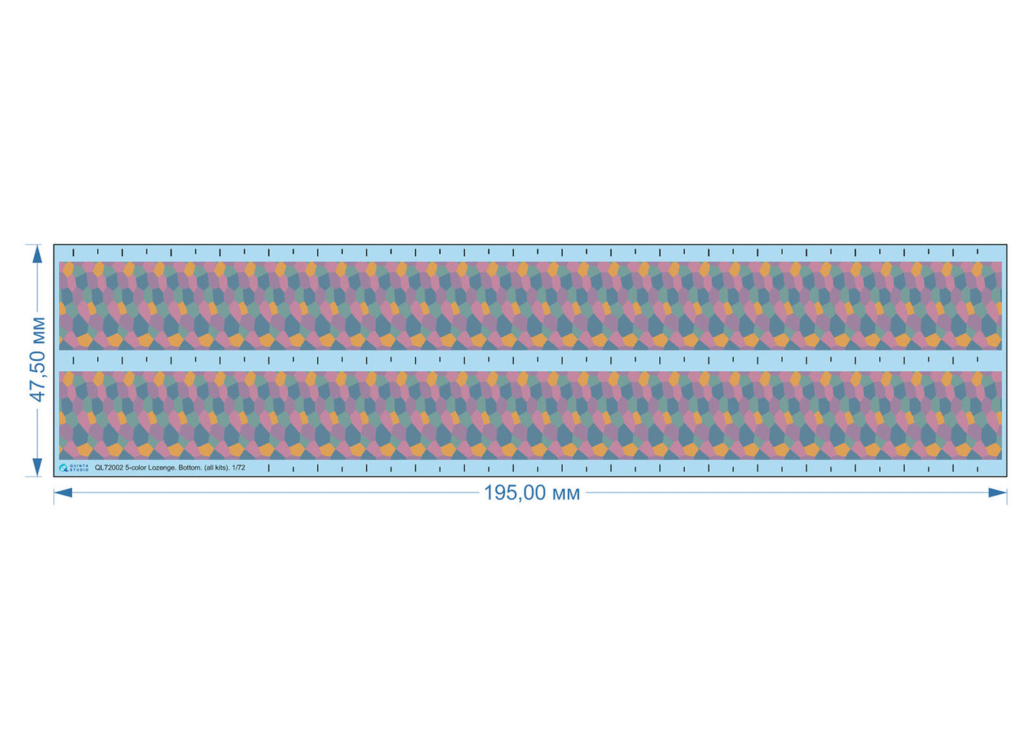 Quinta Studio QL72002 1:72 German WWI 5-Colour Lozenge