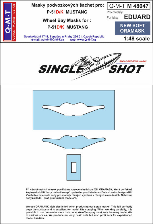 Q-M-T QMTM48047 1:48 North-American P-51D-5 Mustang