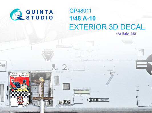 Quinta Studio QP48011 1:48 A-10A Thunderbolt II Exterior/Ladder Art