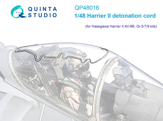 Quinta Studio QP48016 1:48 Harrier AV-8B/Gr.5/7/9 Canopy Detonation Cord