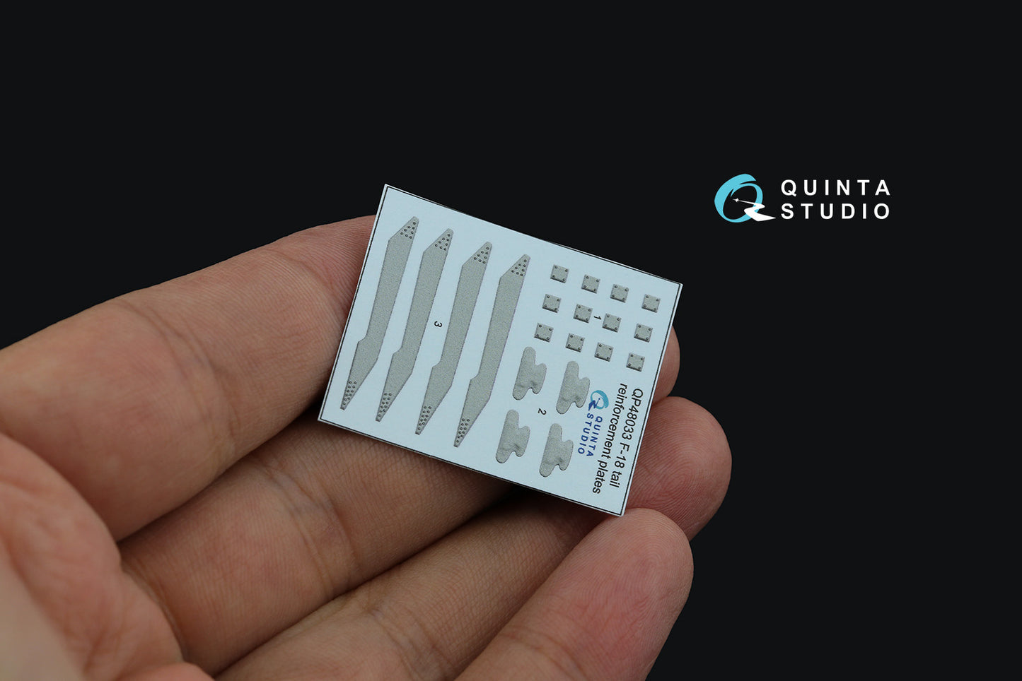 Quinta Studio QP48033 1:48 F/A-18 tail reinforcement plates