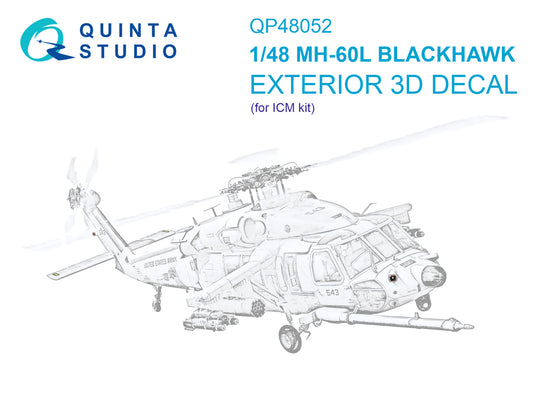 Quinta Studio QP48052 1:48 Sikorsky MH-60L exterior parts