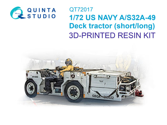 Quinta Studio QT72017 1:72 US Navy A/S32A-49 Deck Tractor Kit
