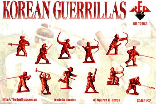 Red Box RB72013 1:72 Korean Guerrillas 16-17 Century