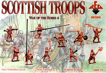 Red Box RB72043 1:72 Scottish troops, War of the Roses 4