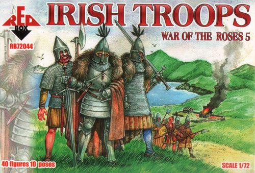Red Box RB72044 1:72 War of the Roses Irish Troops