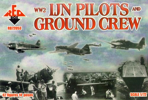 Red Box RB72053 1:72 Japanese Navy pilots and ground crew