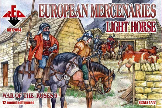 Red Box RB72054 1:72 European Mercenaries Light Horse Wars of the Roses