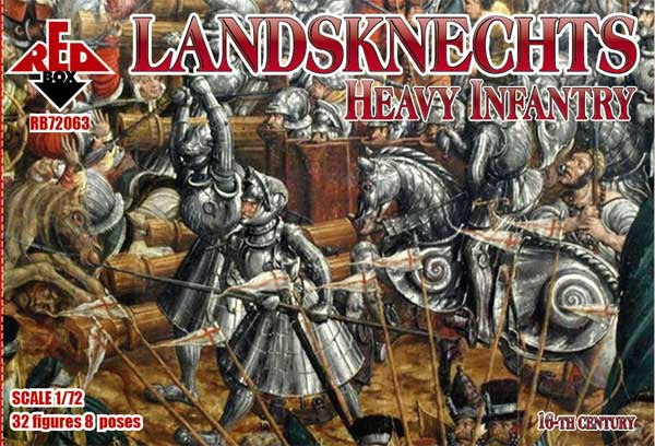 Red Box RB72063 1:72 Landsknechts