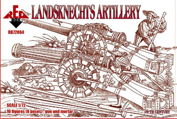 Red Box RB72064 1:72 Landsknechts Artillery 16 c.