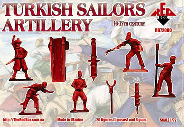 Red Box RB72080 1:72 Turkish sailors artillery, 16-17th century