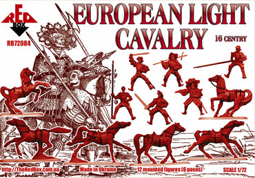 Red Box RB72084 1:72 European light cavalry, 16th century, set 1
