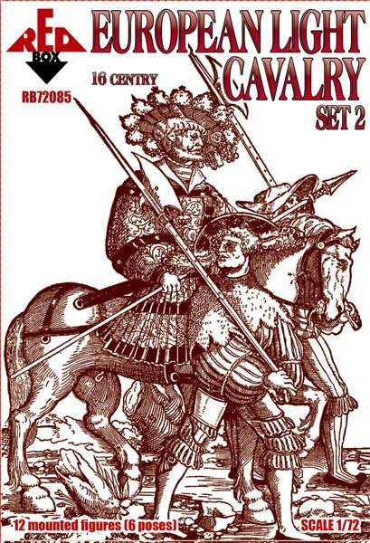 Red Box RB72085 1:72 European light cavalry, 16th century, set 2