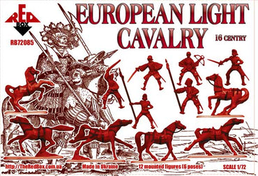 Red Box RB72085 1:72 European light cavalry, 16th century, set 2
