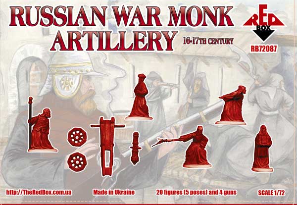 Red Box RB72087 1:72 Soviet war monk artillery, 16-17th century