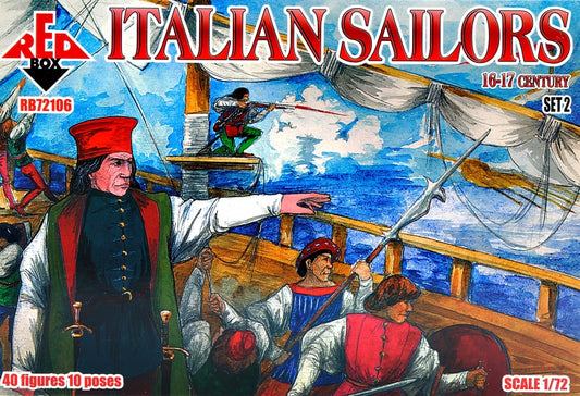 Red Box RB72106 1:72 Italian Sailors 16-17 century