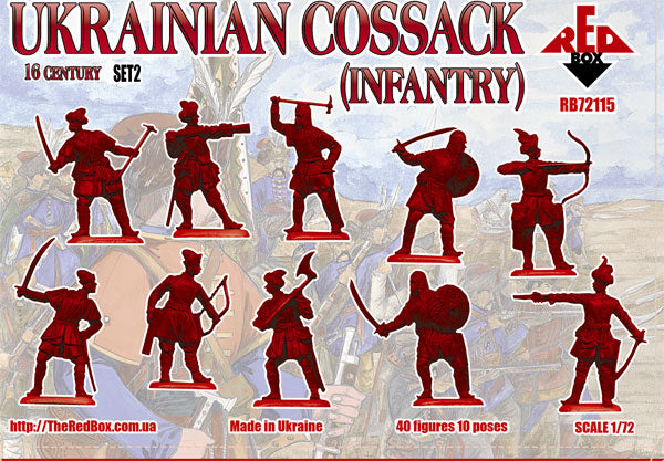Red Box RB72115 1:72 Ukrainian cossack infantry
