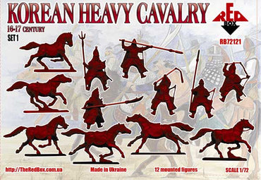 Red Box RB72121 1:72 Korean Heavy Cavalry 16-17 century