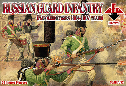 Red Box RB72129 1:72 Napoleonic Russian Guard Infantry