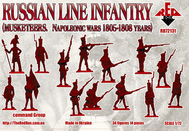 Red Box RB72131 1:72 Napoleonic Russian Line Infantry